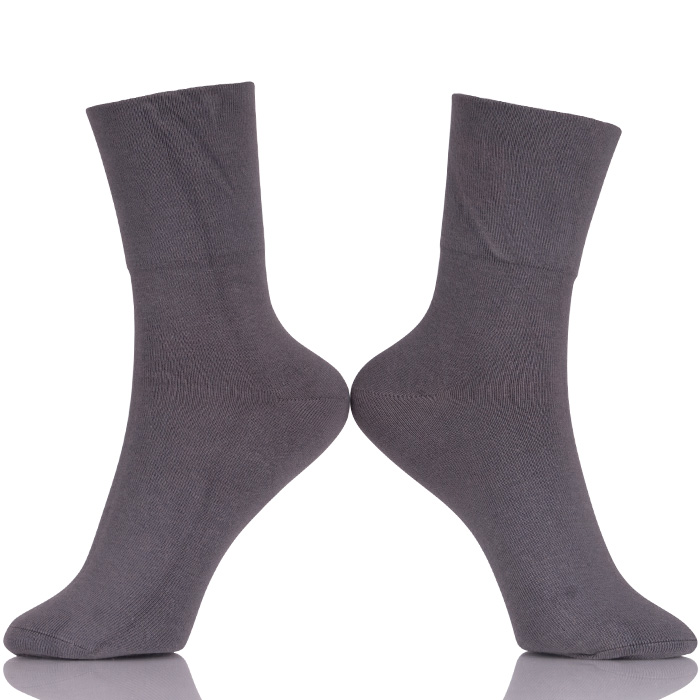 Custom Plain Color Cotton Men Dress Sock