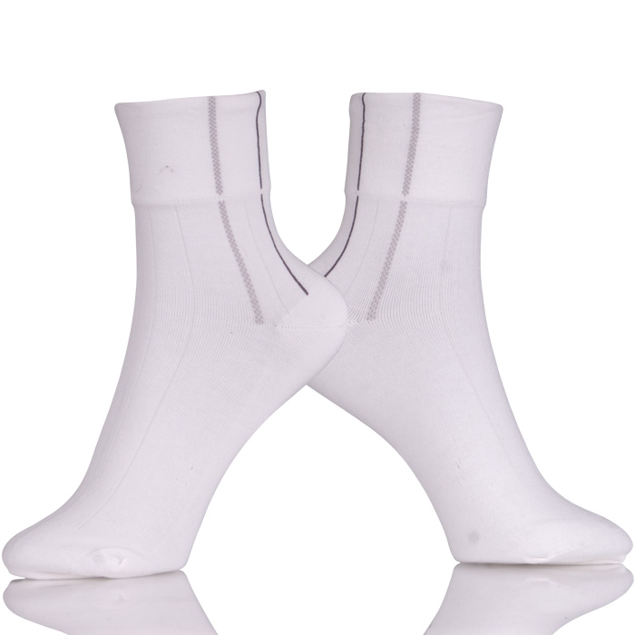 Bulk Wholesale White Cotton Socks Men