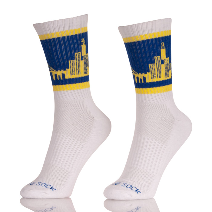 Bulk Cotton Fashion Sports Custom City Socks