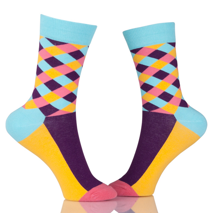 Korean School Colorful Stripes Socks