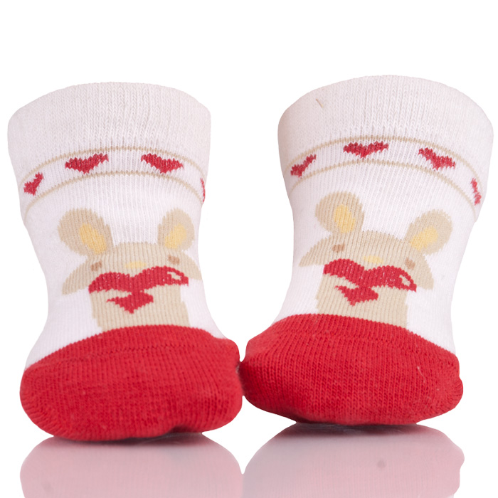  Winter White Lovely Baby Shoe Socks