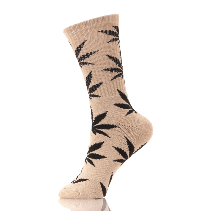 Breathable Colorful Weed Hemp Sock For Men 