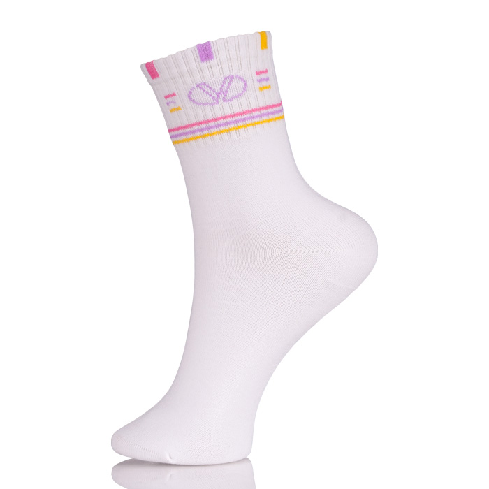 Cute White Sexy Women Sport Socks