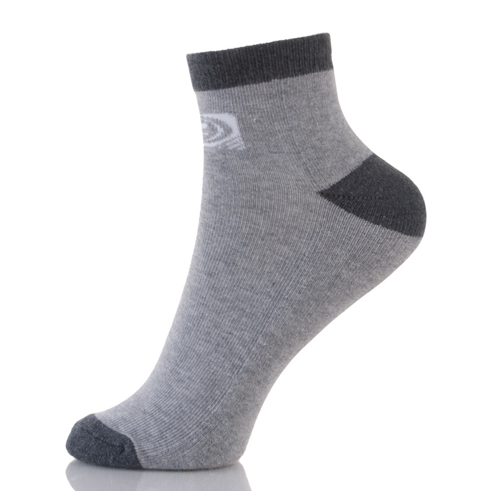 Sanp On Men's Gray Sport Ankle Socks