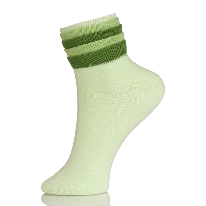 Green Tube Ladies Transparent Socks
