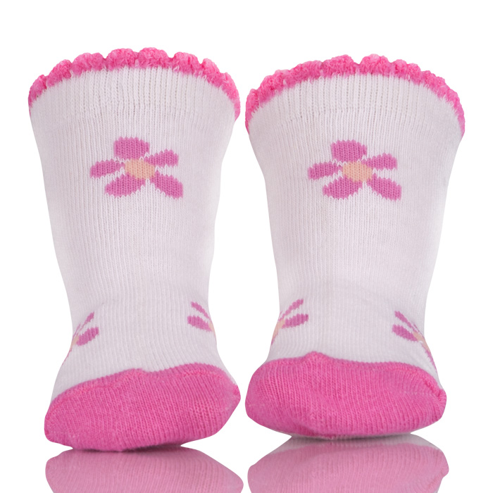 With Flowers Thigh High Baby Socks