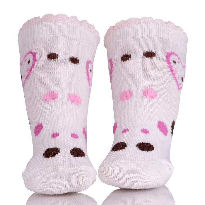100 Cotton Terry Cute Baby Socks