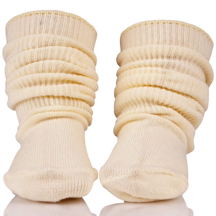 Legging Solid Color Baby Girl Ruffle Socks