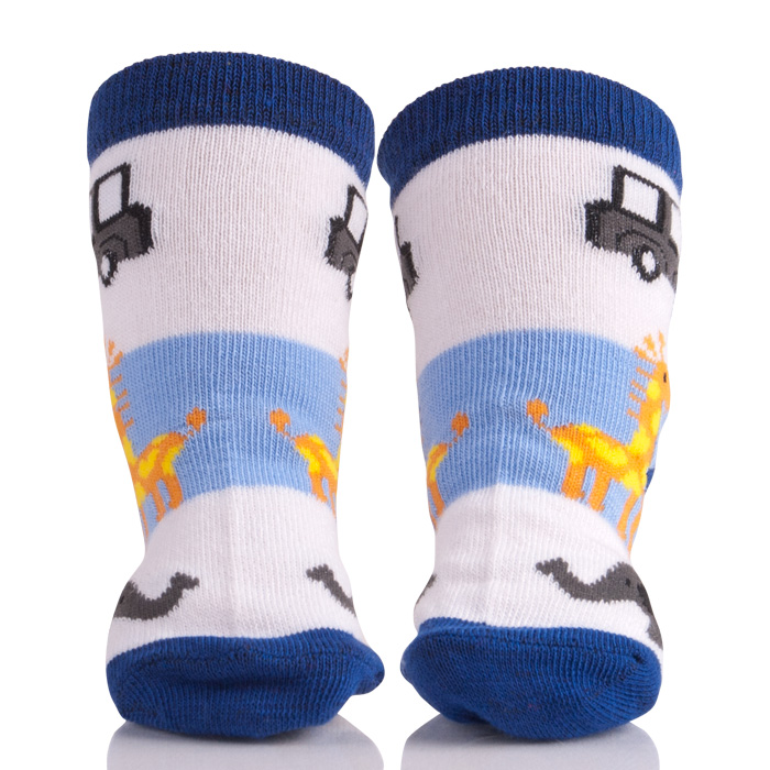 Cartoon Car Baby Boy Knee Socks