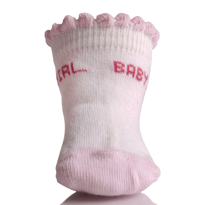 Lace Boot Character Knit Baby Socks