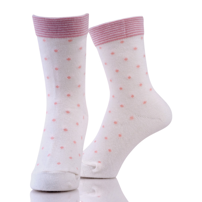 Dots High School Used  Young Girls Socks