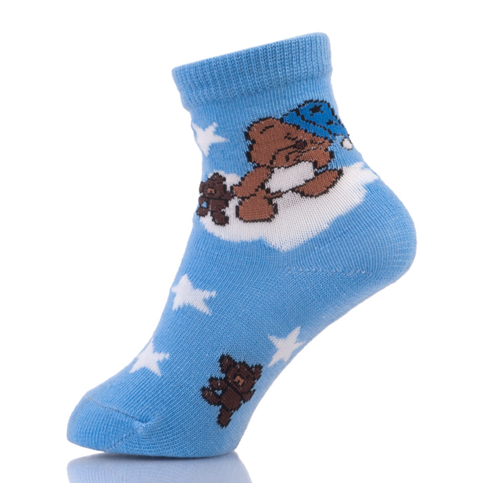 Fashion Pretty Bear jacquard Lovely Kids Sock 