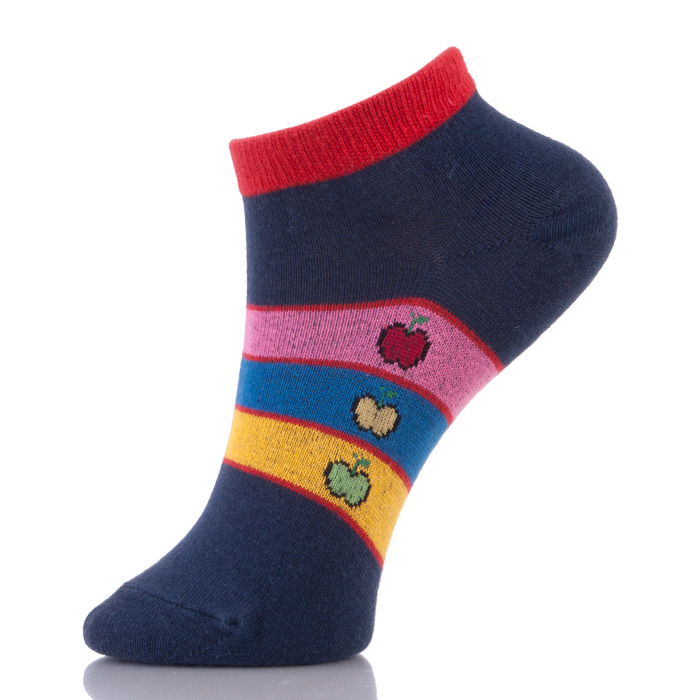 Wholesale Colorful Striped Kids Ankle Socks