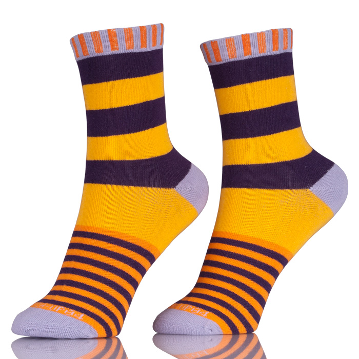 Colorful Stripes Cotton Socks Women